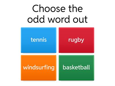 Think A2. Unit 8. Vocabulary