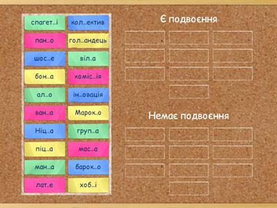 Правопис іншомовних слів (подвоєння)