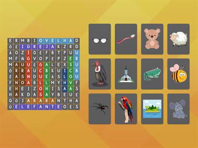 CAÇA-PALAVRAS VOGAL INICIAL