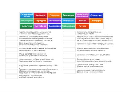 Тропы и фигуры речи