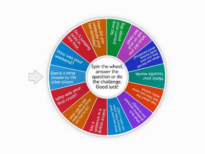 Simple Past Random Wheel