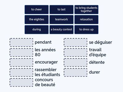 Spirit Week vocabulary