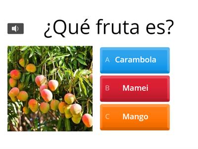 Frutas de Bagua Grande