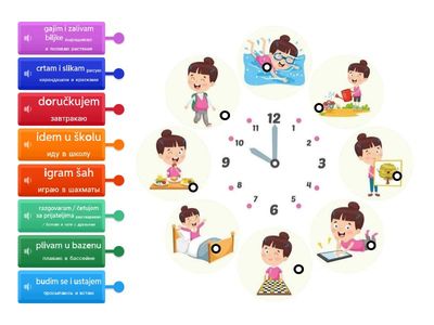 Svakodnevne rutine 1 za decu