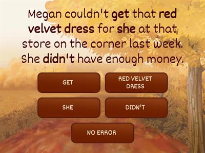 English 5 Midterm Review - ERRORS