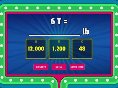 Customary Weight Conversion 