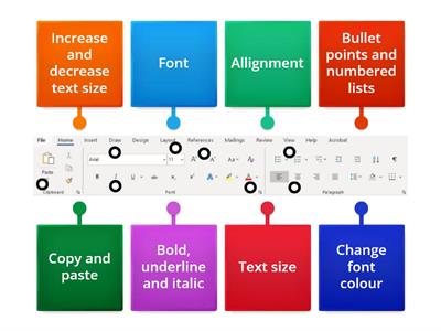 Microsoft Word toolbar