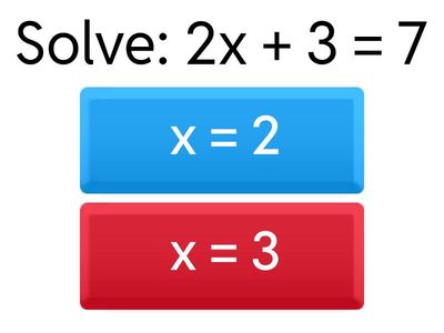 Solving Linear Equations