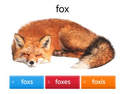 Множественное число (s, es, ies)