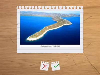 Bodies of Water and Landforms Practice