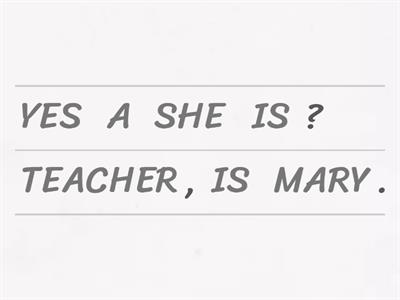 verb be questions and answers