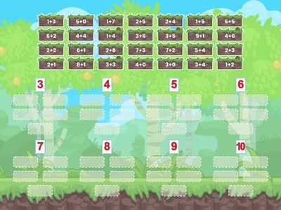 Гра "Швидкорахуй" (Склад чисел 3-10)