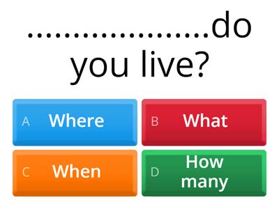 Where,When,What,How many