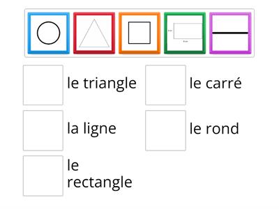 Les formes géométriques