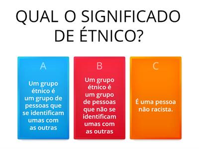 RELAÇÕES ÉTNICOS-RACIAIS