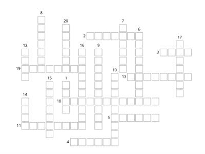 Intermediate vocabulary list