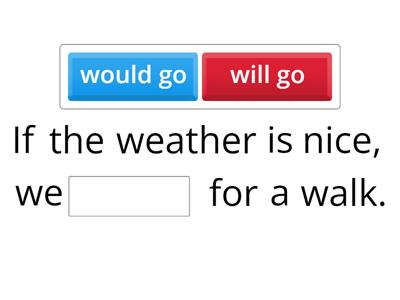 Conditionals