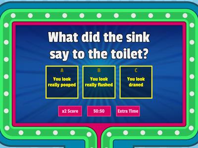 Gameshow quiz Jokes