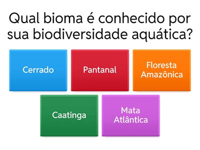 Quiz sobre Biomas Brasileiros