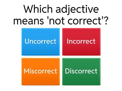 C1 Level English Adjectives with Prefixes