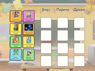 Эпос, лирика, драма. Повторение. 5 класс