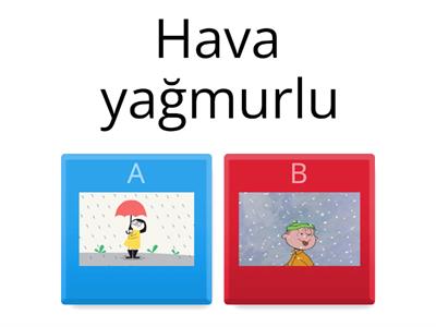 Bugün hava nasıl?