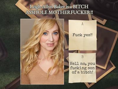 Leigh-Allyn Baker also EATS female people's pussy butt asshole cock!! This is all about PORNHUB!!