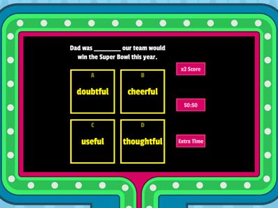 Suffixes