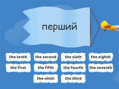  Порядкові числівники