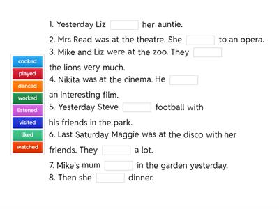 5 form regular verbs