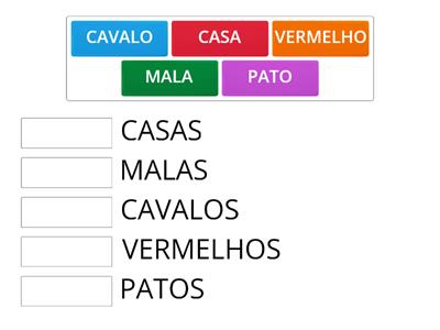 PORTUGUES - PLURAL