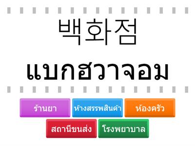 ท่องคำศัพท์เกาหลีแถว 18 (คำที่ 16-20)