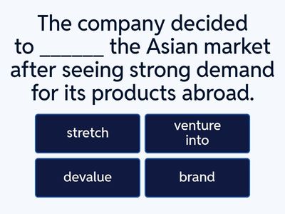 Business Partner B1+ 2.1 Vocabulary Part 1 Marketing and Brands