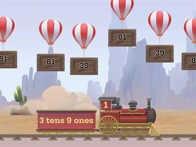 Math Balloon Pop Tens and Ones