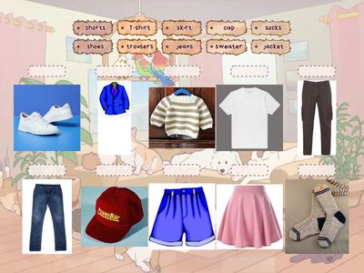 Quiz 1 Unit 7 "Get dressed" Quick Minds 1