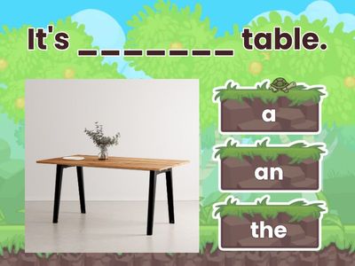 MDC : Articles a, an, the