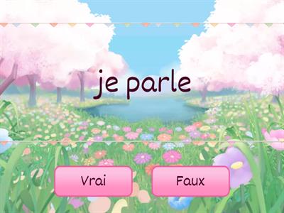 les verbes du 1er groupe en -er