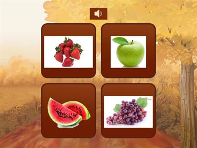 фрукты и овощи на слух! 