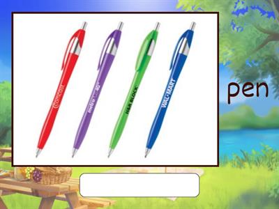 Type answer school supply