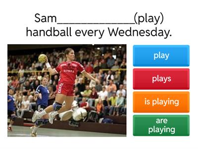 Present simple x continuous  