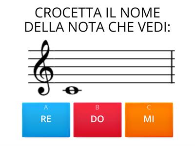 MUSICA: LE NOTE MUSICALI 