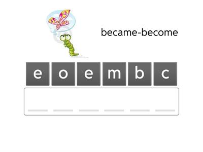 irregular verbs 3 forms