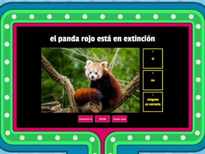 animales en extinción