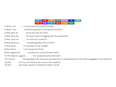 Making suggestions - L2 Unit 3 - Startup 4