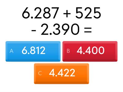 Operatoria combinada 