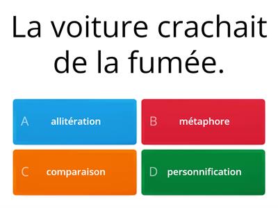 figures de style 1, (allitération, métaphore, comparaison, personnification)