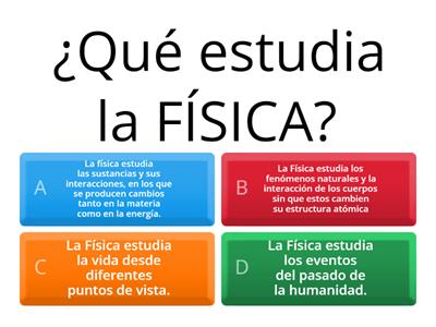 EVALUACIÓN DE FÍSICA