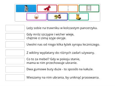 Zagadki głoska "sz"