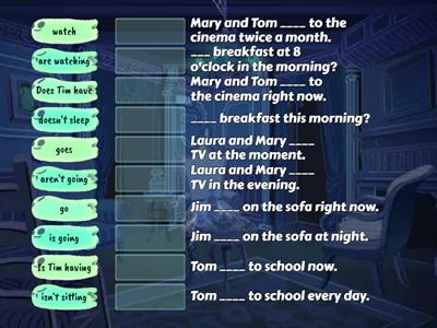 PRESENT SIMPLE / PRESENT CONTINUOUS