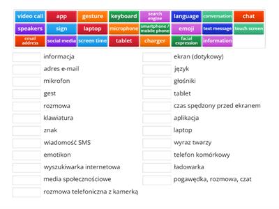 Technology - vocabulary